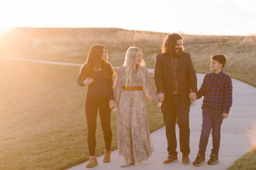 John Moses, founder of Dental Claim Professionals, with his family